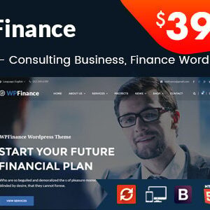 We Finance - Consulting Business WordPress Theme